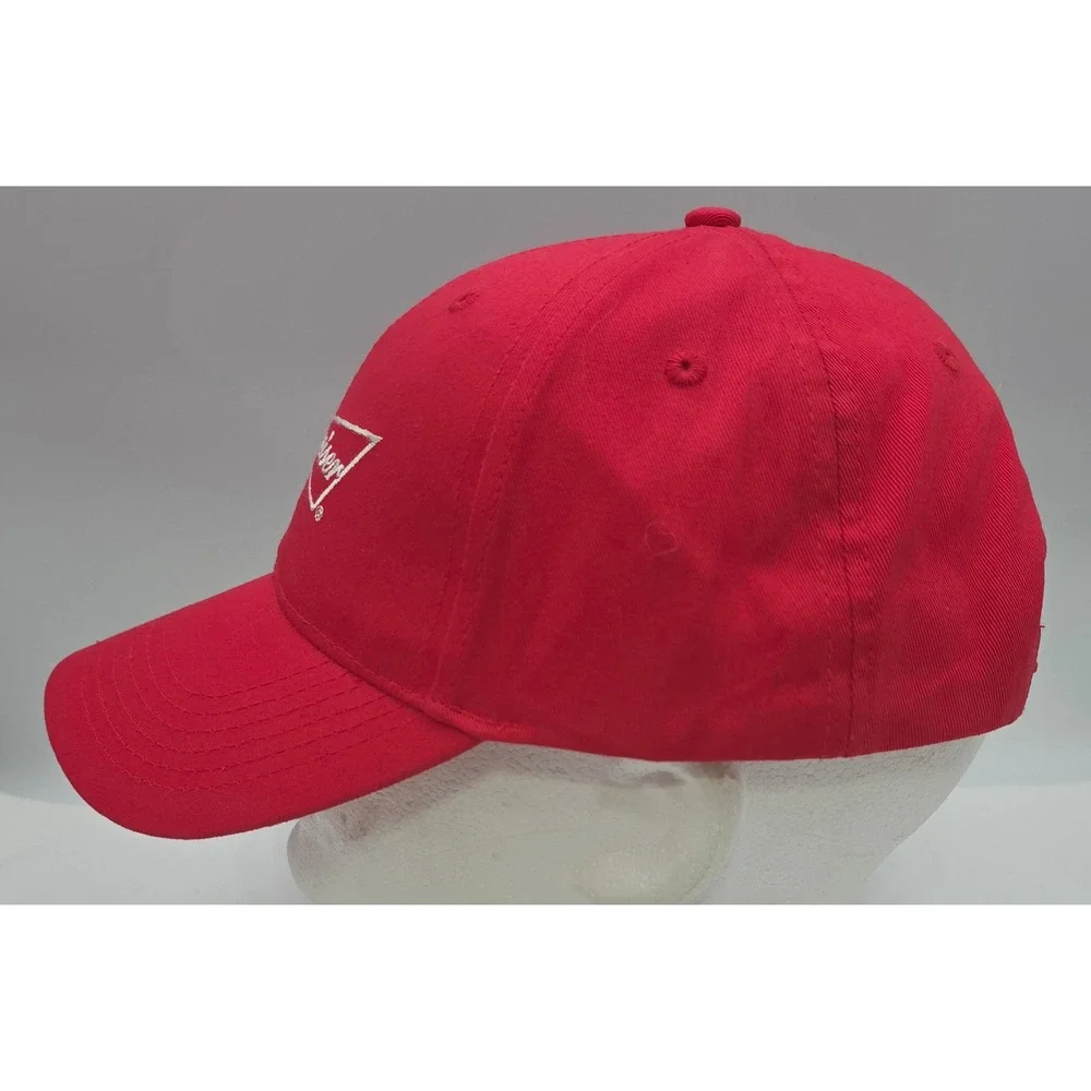 Budweiser Baseball Cap Red Snapback‎ Bowtie Logo Hat NWOT